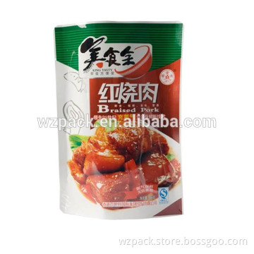 high temperature aluminum foil retort pouches